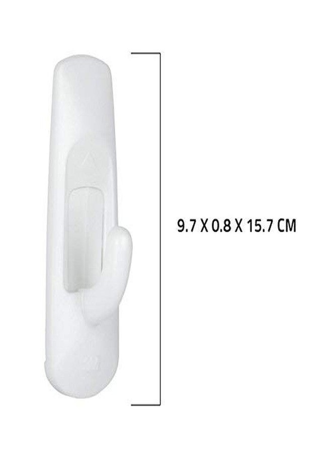 Command 3M 17002Anz Small Hook (White, 2 Hooks and 4 Strips) - Pack of 4 - Image 5